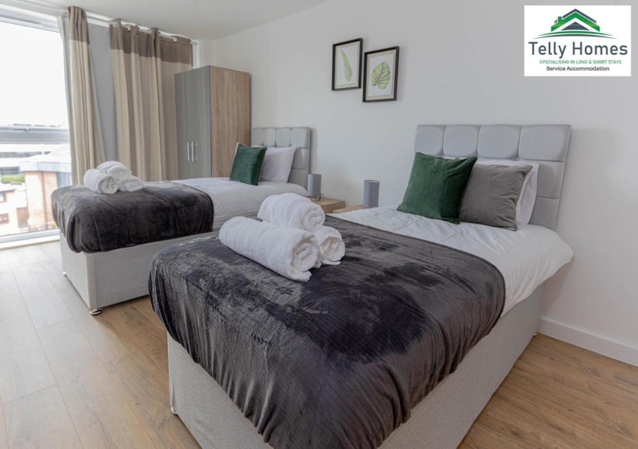 5 Percent Off Weekly And 20 Percent Off Monthly Bookings - Marigold Unit At Telly Homes Limited Birmingham City Centre -2 Bedroom Apartment, Free Wifi Exterior foto