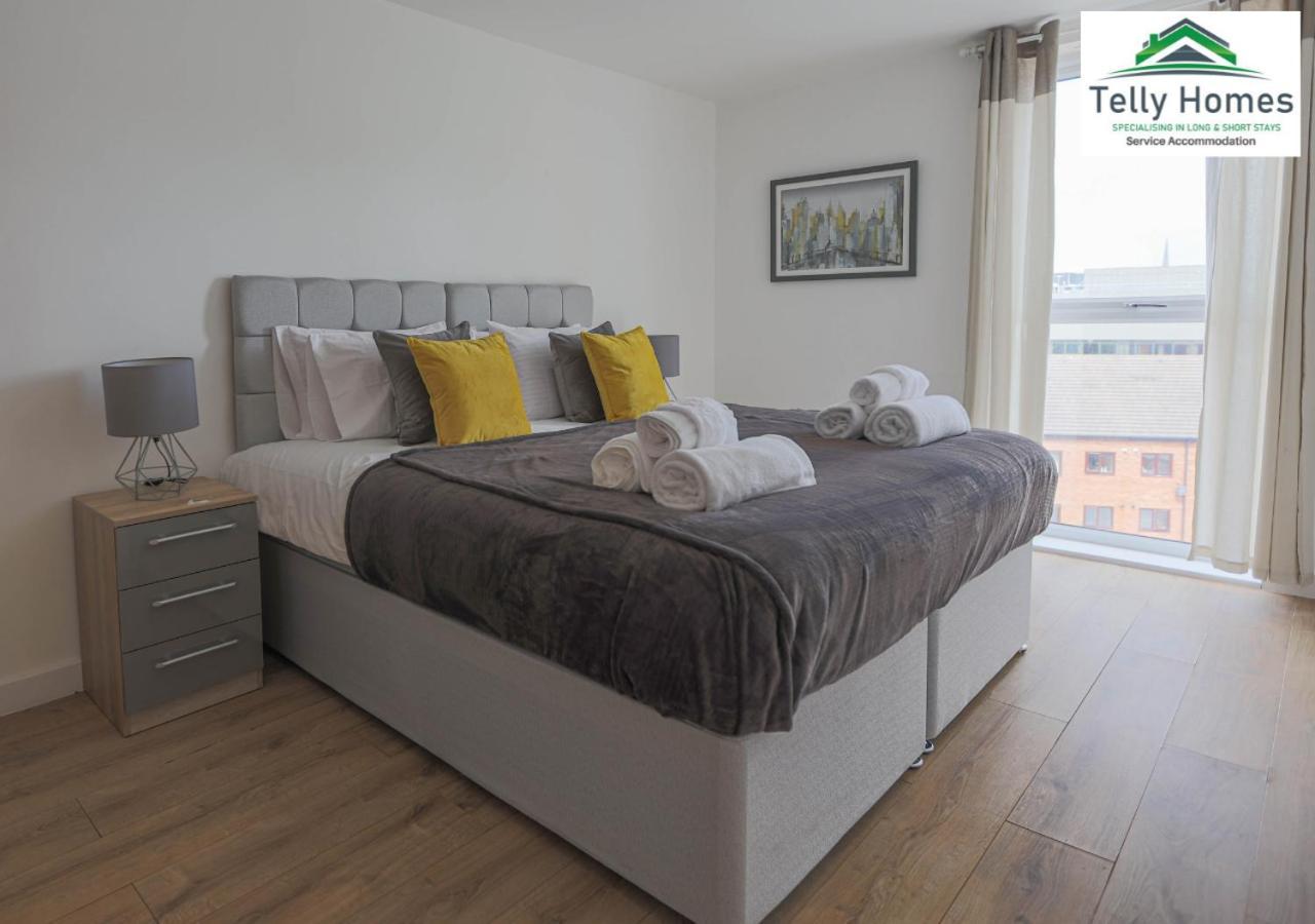 5 Percent Off Weekly And 20 Percent Off Monthly Bookings - Marigold Unit At Telly Homes Limited Birmingham City Centre -2 Bedroom Apartment, Free Wifi Exterior foto